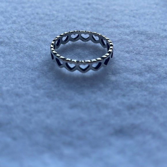 James Avery Tiny Hearts Silver Ring - Picture 4 of 4